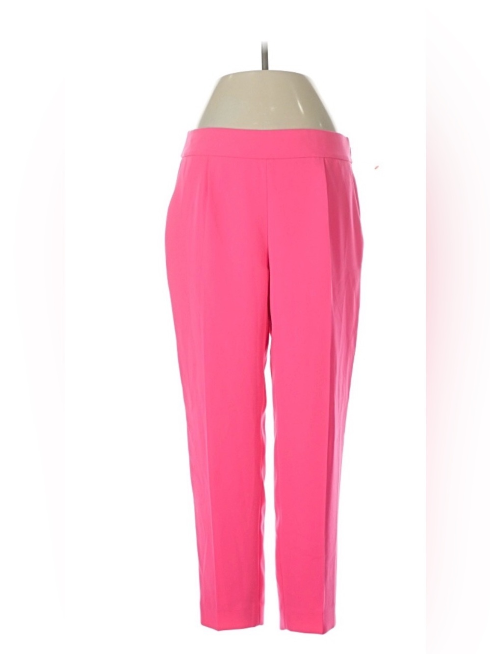 J.Crew Collection Neon Pink Wool Cropped Pants/Trousers Sz.0